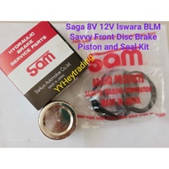 Disc Brake Piston and Seal Kit Saga 8V 12V Iswara BLM Savvy