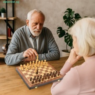 DATANEST​ Magnetic Chess Set, Large Board Handcrafted Wooden Chess Set, Table Games 29cm Improve Int