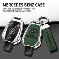 Zinc Alloy Car Key Case Cover Shell for Mercedes Benz W203 W204 W212 C180 GLK300 CLS CLK CLA SLK C S