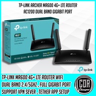 เราเตอร์ซิม TP-LINK Archer MR600 รองรับNT SIM 4G+ 2CA GIGABIT AC1200 Wireless Dual Band Gigabit Rout