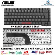 ASUS A9 A9T A9R A9RP X51 X51H X51RL X51R X58 X59 Z94 V KEYBOARD011162CS1 09402001883 04GNF01KUS11-1