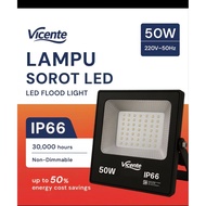 50 WATT VICENTE LED FLOODLIGHT 50W WATERPROOF SNI LED FLOODLIGHT/