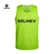 KELME Men Customized Vest Soccer Jerseys Football Vest Soccer Printing Training Vest Sports Jersey For Summer 8051BX1001