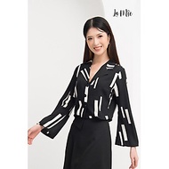 Áo Khoác Blazer Nữ Thời Trang Croptop Tay Loe Maxivic, La Mộc - LM62180