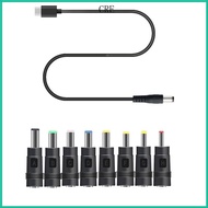 CRE 65W USB C Type C PD to 12V 3 5 4 0 4 8 5 5mm Conveter Adapter 8in1 Cable Cord