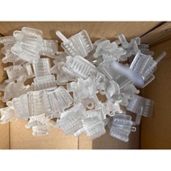 Dental transparent plastic silicone bite block for children