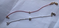 REDLINE illusion & pure bracelet 鑽石手鏈 (紅繩/銀鏈)