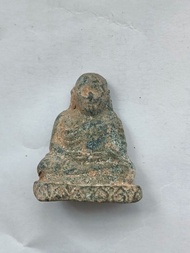財佛龍婆銀小立尊(錫材質)， 出塔牌， 佛歷2460督制