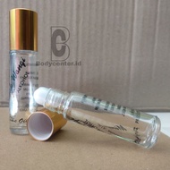 Roll On Bottle Printing 8ML Glass Lid Gold Gold 8ML Print