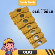 OLIQ Bodem Stone Hammer Head | 9 Sizes 2LB - 20LB | Quality Steel Shockproof