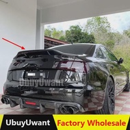 On sale For Audi A6 C7 R style spoiler carbon fiber / Forged carbon rear spoiler trunk wing 2012 201
