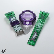(Vcustom) GA700 CUSTOM PRINTING " JOKER " BAND AND BEZEL WATCH STRAPS