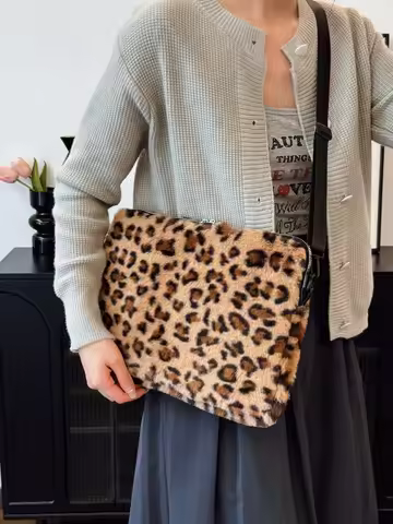 Leopard print Laptop Sleeve 11 13.3 13.6 14 15 15.6 Inch For Macbook Dell Huawei Samsung Xiaomi LG S