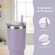 pengtao07 1Pcs Leak Proof Flip Straw Lid Replacement Fit 30oz 40oz Stanley Cups Easy to Clean Drink 