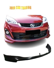 Perodua Alza 2014 Facelift Pu Front Skirt Bodykit Alza Skirt Depan Alza 14' Front Lip Pu Material