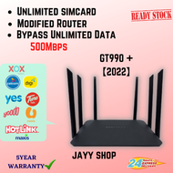 100% New 4G/ 5G router Modified Router Simcard Modem GT990+ router hotspot unlimited for Malaysia Telco 4G LTE Wifi router B310 Unlimited wifi*modem wifi modified unlimited