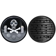 ไฟหน้า LED 5.75นิ้ว1ชิ้นไฟหน้ารถ DRL Hi /lo Beam 100W ฮาโลเจนตานางฟ้าสีเหลืองอำพันสำหรับ JEEP Niva ร