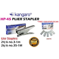 KANGARO STAPLER HP-45 ( Use Staples Pin No.3 )/Kangaro HP-45 HP45 HP 45 Pliers Stapler Use No. 3-1M 