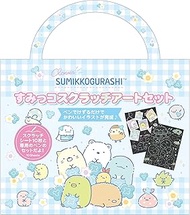 San-X MH16002 Sumikko Gurashi Scratch Art Set, Blue, H7.9 x W 5.9 x D 0.4 inches (20 x 15 x 1 cm)