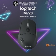 Logitech M720 Triathalon Multi-Device Wireless Mouse with FLOW Cross-Computer Control and File Sharing for PC and Mac