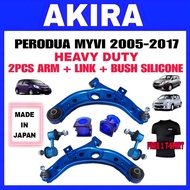 EL HEAVY DUTY  PERODUA MYVI OLD , ICON , LAGIBEST LOWER ARM FRONT FULL SET + STABILIZER LINK + BUSH 
