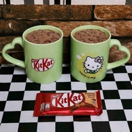 MUG KITKAT HELLO KITTY LIMITED( free straw darlie 1 pcs)