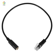 3.5mm Plug Jack to RJ9 for  Headset to for Cisco Office Phone Adapter Cable