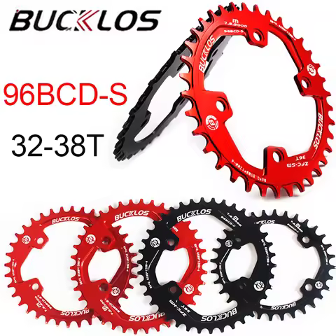BUCKLOS Asymmetry 96BCD Chainring for FC-M7000 M8000 M9000 96BCD-S MTB chainring 32T 34T 36T 38T for