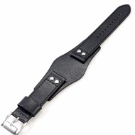 Rivet Genuine Leather Watch Strap For Fossil Ch2564ch2565 Ch2891ch3051 Ch2890 22mm Men Black Tray Wa