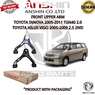 #ANSHIN#JAPAN FRONT UPPER ARM TOYOTA INNOVA TGN40 2.0,HILUX VIGO KUN25 2.5 2WD (TOA-48610-0K010/TOA-