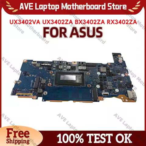 UX3402ZA Laptop Motherboard For ASUS ZenBook Q409Z UX3402 UX340ZA Notebook Mainboard With 12th Gen I