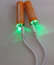 1.5V AA 2100mAh USB可再充鋰電池 (2粒裝)