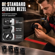 SHOUH 4PCS Parking Assist Sensor Bracket, ABS Black Parking Aid Sensor Trim, Handy 5LS52TZZAA Bumper