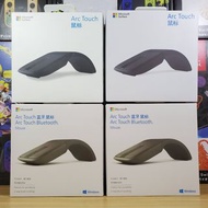 微軟ARC TOUCH MOUSE無線藍牙電腦滑鼠｜2.4G藍牙連接｜可折疊超薄設計｜觸控滾輪｜手勢操作|滿電待機續航180天（自動休眠節能）|便攜式隨身辦公商務出行首選（現貨還🈶2個）