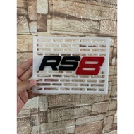 acrylic radiator cover for honda click v1v2&v3 rs8 white