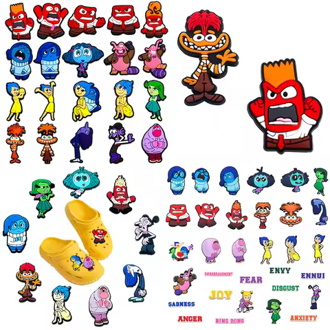 9-100pcs Hot Toys Creative movie theme Cartoon PVC Shoe Charms Accessories DIY Detachable Waterproof