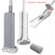 【Free 5Pcs Mop Cloth】Squeeze Mop Wash For Floor Mops Hand Free Magic House Cleaning Cleaner Lazy Hom