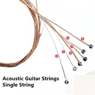 【Hund】Acoustic Guitar Strings E B G D A Single String Gauges 012 014 024 027 035 040