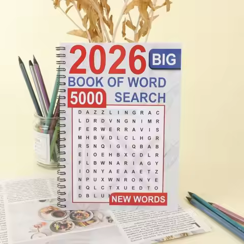 Mixed Words Big Book of Word Search Large Print Brain Games Word Search Puzzle Book Educational Stre