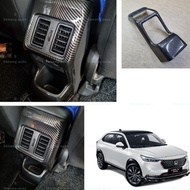 honda hrv 2022-2023 new facelift carbon fiber console box frame cover accessories hrv baru aksesori