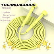 YOLA Skipping Rope, Fitness Equipment PVC Jump Rope, Antiskid Anti Shaking Wear Resistant Soft Bead Bamboo Jump Rope