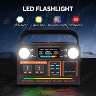 Charge Portable Power Station 400W/600W/1,000W AC 220V Portable Power Station Camping Large Capacity