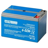 6-DZM-12 12V 12Ah Deep Cycle Mobility Battery - eBike/Scooter Battery