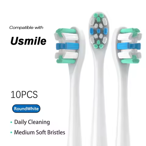 10PCS Vacuum Replacement Brush Heads for Usmile Y1S/Y4/U1/U2/U3/P1/P4 Soft DuPont Sonic Electric Too