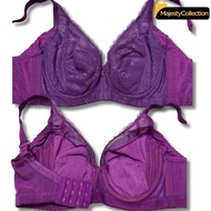 32E Iron Bra Span Cotton Soft Wired Women's Underwear with Lace Wire