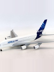 1/400 Aircraft Model Airbus A380 Airbus A380 Airbus Alloy Simulation Aircraft Model Ornaments