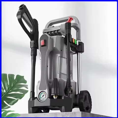 High Pressure Washer 220V Car Wash High Pressure Sprayer Cleaner Water Pump Form Lance Generator Car