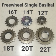 Bicycle Freewheel 12T 14T 16T 18T 20T 22T 24t Gigi Hidup Basikal Spoket kids bike Lajak Single Speed