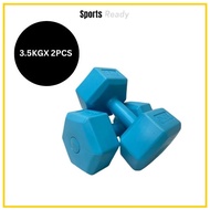 Hexagon Toning Dumbbell Set 3.5kg x 2pcs
