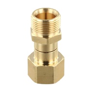 【HOT】1Pc Copper Swivel Fitting Pressure Washers - M22 15mm swivel joint accessories
